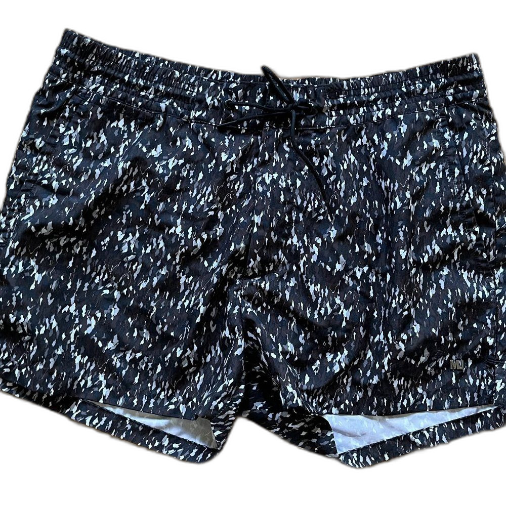 Marc By Marc Jacobs Black Speckled Bathing Suit Swim Trunks Shorts  Mens Size L